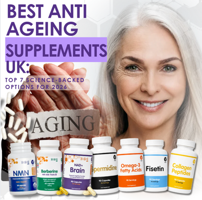 Best Anti Ageing Supplements UK: Top 7 Science-Backed Options for 2026