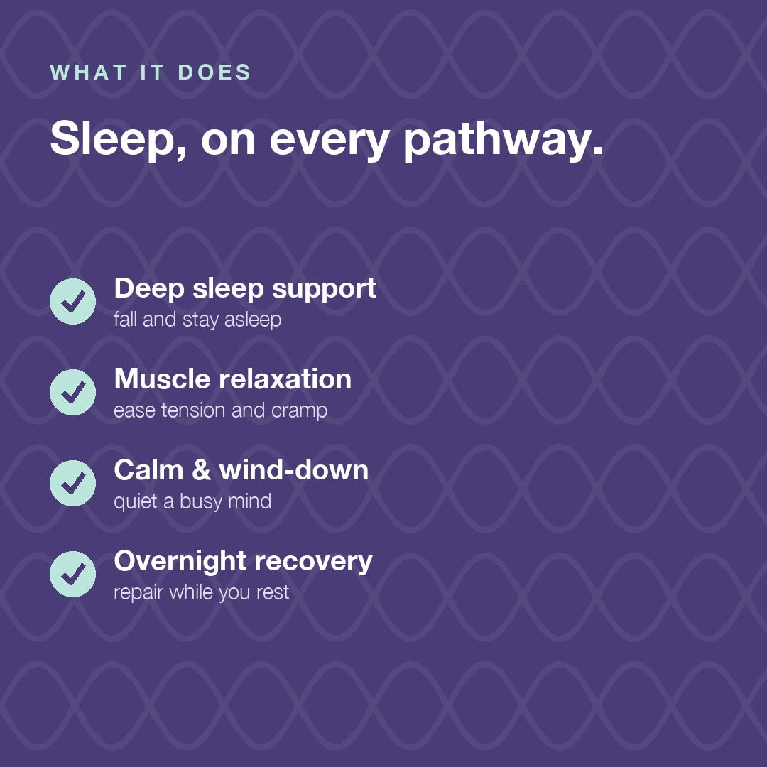 Oh!Mg Magnesium for Sleep | Bisglycinate, Taurate & Lactate