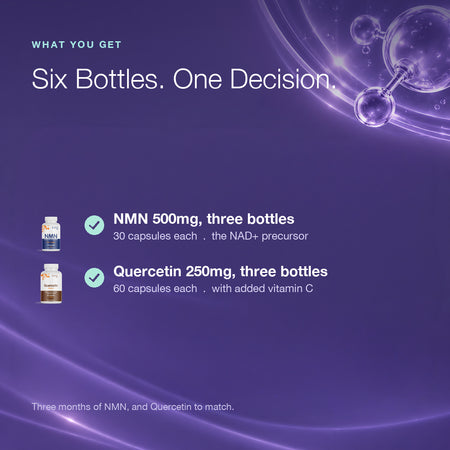 Endurance Bundle: NMN + Quercetin and Vitamin C