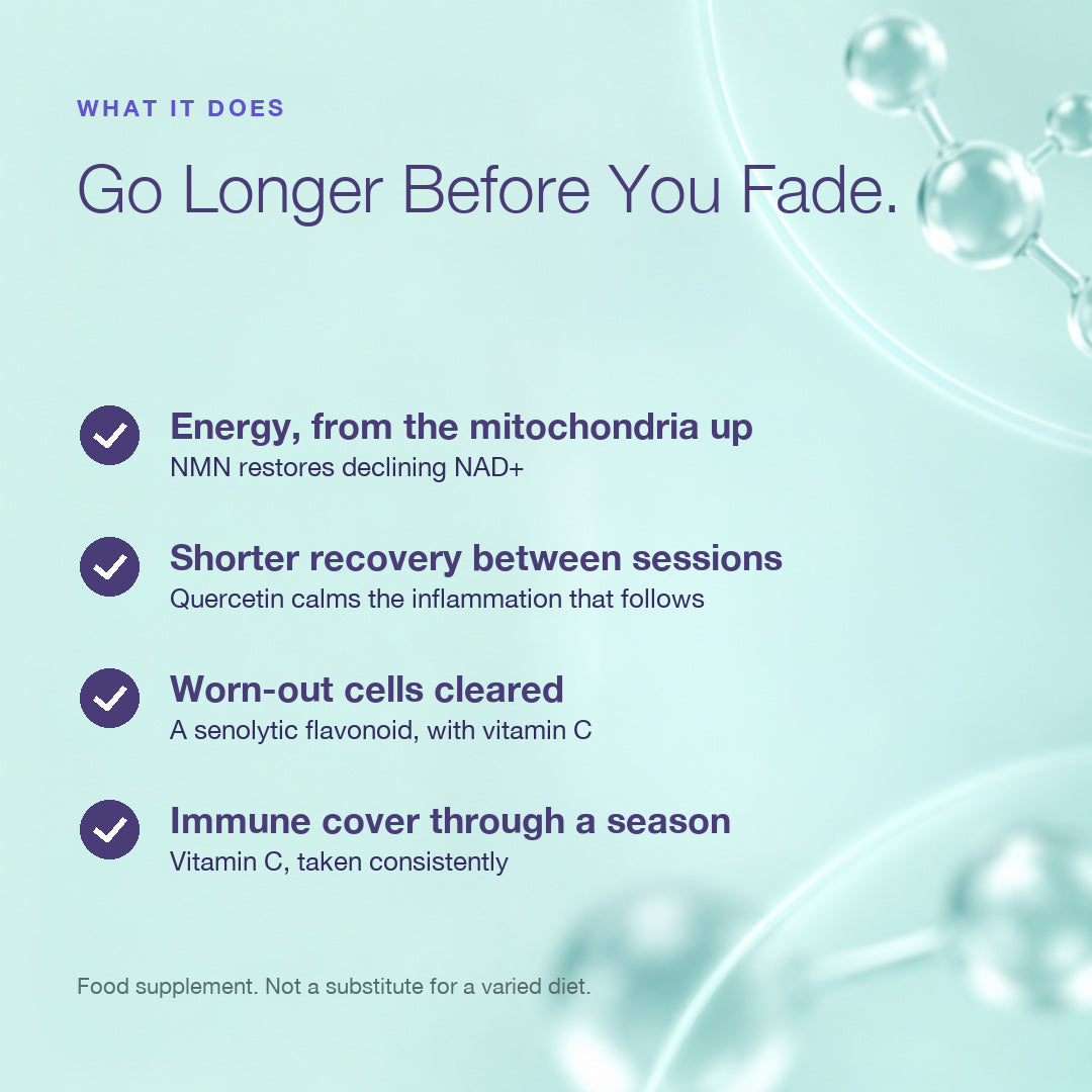 Endurance Bundle: NMN + Quercetin and Vitamin C