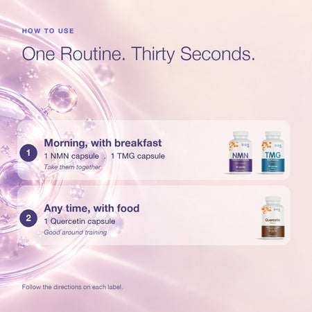 Longevity Starter Pack | NMN | TMG | Quercetin