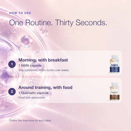 Endurance Bundle: NMN + Quercetin and Vitamin C