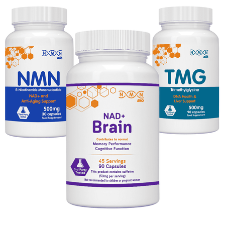 Morning Bundle | NAD+ Brain | NMN | TMG