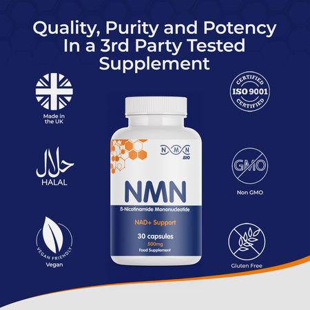 NMN supplement capsules 500mg