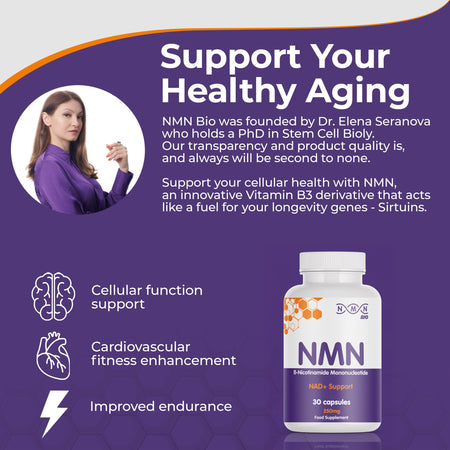 NMN supplement 250mg capsules