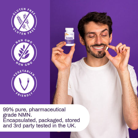 NMN supplement 250mg capsules