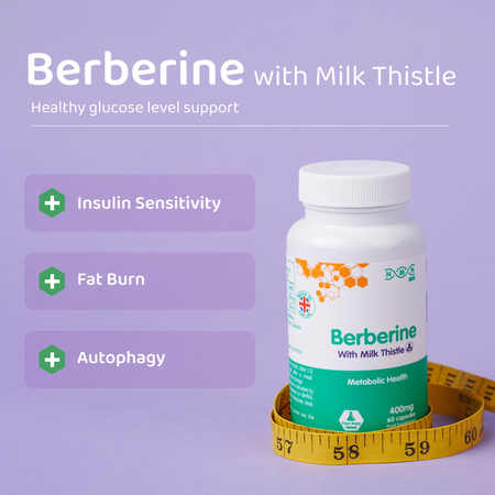 Berberine 400mg with Milk Thistle