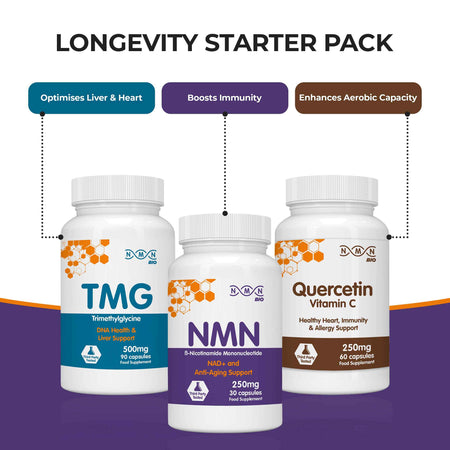 Longevity Starter Pack | NMN | TMG | Quercetin