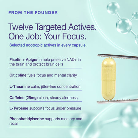 NAD+ Brain | Healthy Brain Aging | Nootropic