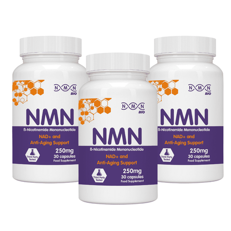 NMN supplement 250mg capsules