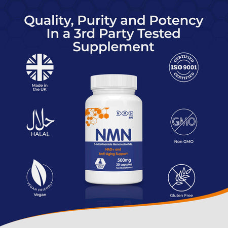 NMN supplement capsules 500mg