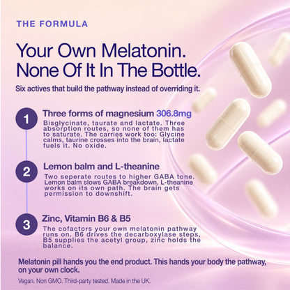 Oh!Mg Magnesium for Sleep | Bisglycinate, Taurate & Lactate