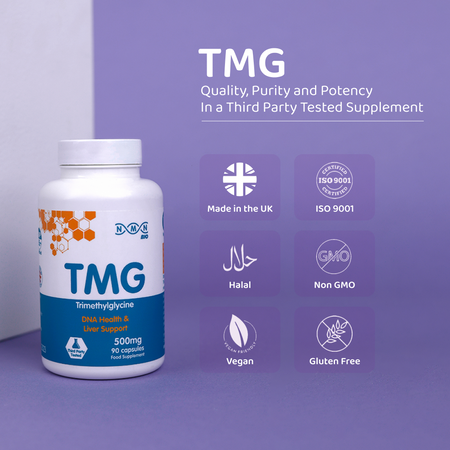 TMG (Trimethylglycine) | 500 mg | 90 Capsules